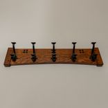 Arts And Crafts - Quarter-Sawn Oak Coat Rack 4 small