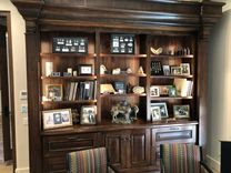 Lighted Walnut Display Case 2 small
