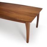 Handmade Dining Table In Solid Wood "Beetleback" 3 small