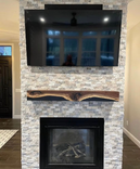 Walnut Suspended River Mantel 4 small