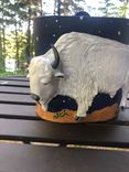 White Buffalo Cremation Urn 1 small
