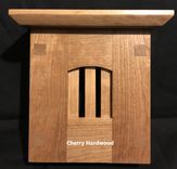 Craftsman Style Wood Doorbell Cover With Top 2 small