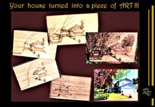 Custom Sign, Wood, Sign, Personalized, Rustic, 5 small