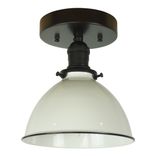 Farmhouse Ii Flush Mount, Matte Black 2 small