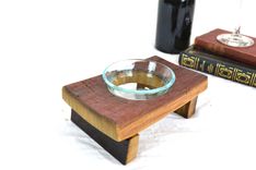 Wine Barrel Cat Food Dish - Ikati - Made From Retired Stags Leap Wine Barrels 4 small