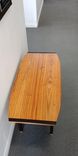 Antikea Danish Modern Coffee Table In Canary And Wenge 3 small
