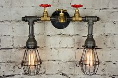 Henson Bath/Vanity Light With Wire Cages 3 small