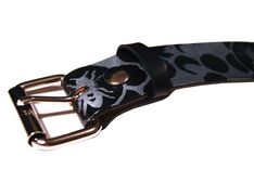 Honeybees And Honeycomb Leather Belt 6 small