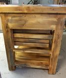 Rustic Pine Kitchen Island 2 small