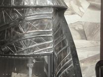 Chimney. Fireplace. Forged Metal. 3 small