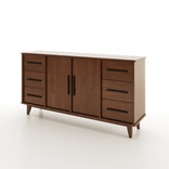 Wooden Dining Room Buffet Table 2 small