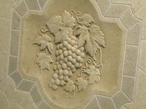 Limestone Classic Grape Relief Monolithic Mosaic Back Splash Decorative Tile Insert 3 small