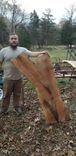 Live Edge White Oak Slab Highly Figured O105 1 small