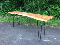 Live Edge Cherry Console Table 4 small