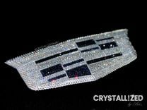 Pink Cadillac Crystallized Car Emblem Bling Genuine European Crystals Bedazzled 3 small
