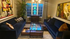 Floating Coffee Table In Metal Frame 3 small