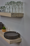Floating Shelves For Dishes, Plate Shelf, Shot Glass Shelf, Wine Glass Shelf, Plate Display Shelf 4 small