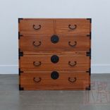 Kiri Wood Japanese Style Clothing Chest, Isho Dansu, Tansu 4 small