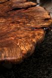 51x44" Peruvian Pepper Burl Rustic Modern Coffee Table 4 small