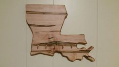 Lousiana State Key Chain Rack 1 small