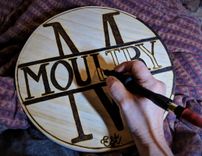 Last Name, Establised, Sign,Family Name Sign,Custom,Wood 3 small
