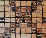 Scrabble Board, Custom, Wood Scrabble Board, Scrabble 5 small