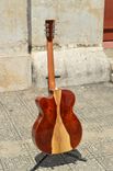 Pinol Guitars And Ukuleles  Style Om-000 Solid Cocobolo Rosewood / Mahogany Top (Free Shipping) 1 small