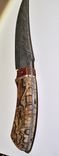 Damascus Hunting Knife 1 small