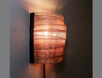 Layered Bronze Screen Wall Sconce 2 small