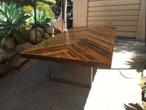 Reclaimed Wood Conference Table 4 small