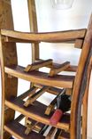 Large Narrow Wine And Glass Rack - Estrecho - Made From Retired California Wine Barrels 5 small