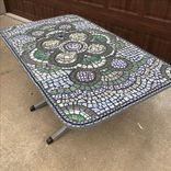Broken China Mosaic Drop Leaf Table 3 small