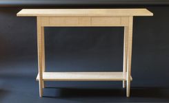 Console Table In Curly Maple 2 small