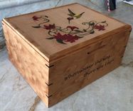 Hummingbird Jewelry Or Keepsake Box 3 small