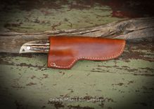 Custom Leather Knife Sheaths Made To Fit Your Knife. 1 small