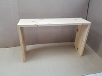Waterfall Console Table Or Bench Solid Wood 1 small