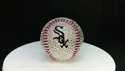 Chicago White Sox Crystallized Baseball Mlb Game Size Sports Bling European Crystals Bedazzled 1 small