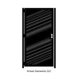 Decorative Steel Garden Gate - Classic - Metal Art Panel - Custom Gate - Room Divider - Handmade 3 small