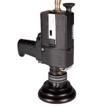 Vintage Camera Upcycled Movie Lamp With New Black Lamp Shade 2 small