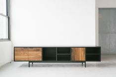 Credenza Two - Walnut/Black Ash 4 small