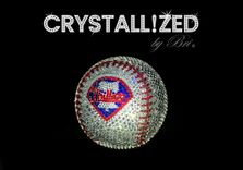 Chicago White Sox Crystallized Baseball Mlb Game Size Sports Bling European Crystals Bedazzled 5 small