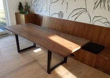 Modern Walnut Dining Table 3 small