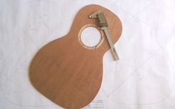 Hawkins Parlor Guitar Based On A 1904 Martin Parlor Guitar 6 small