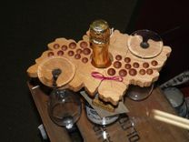 2 Wine Glass Holder To Fit Over A Bottle. 3 small