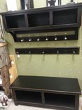 Entrance Way Bench And Shelf With Coat Hooks 1 small