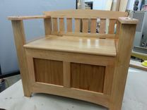 Cherry Mud Room Bench 3 small