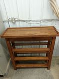 Entrance Way Bench With Shoe Storage Shelves. 2 small