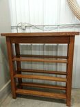 Entrance Way Bench With Shoe Storage Shelves. 3 small
