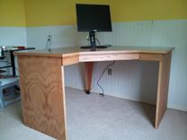 Oak Corner Desk 2 small