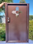 Privacy Metal Zia Symbol Gate #7016 R. O. width 36" by 60" H 3 small